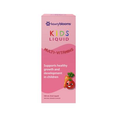 Henry Blooms Kids Liquid Multi-Vitamins Orange 100ml